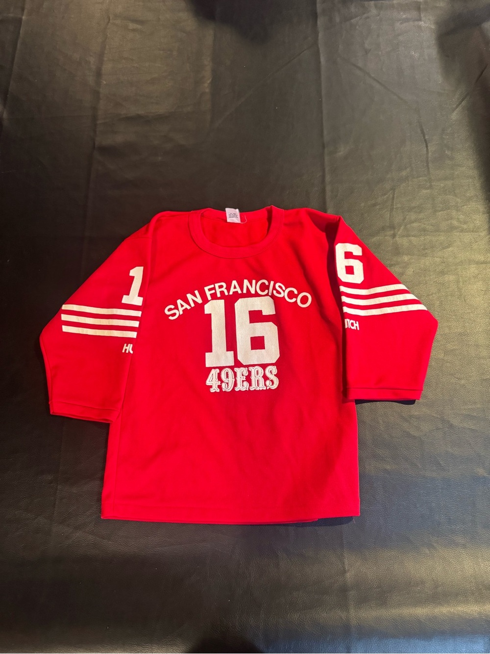 Vintage San Francisco 49ers Joe Montana #16 Youth Medium Long Sleeve Jersey